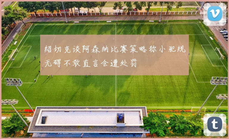 绍切克谈阿森纳比赛策略称小犯规无碍不敢直言会遭处罚