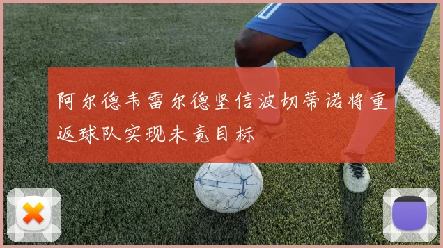 阿尔德韦雷尔德坚信波切蒂诺将重返球队实现未竟目标